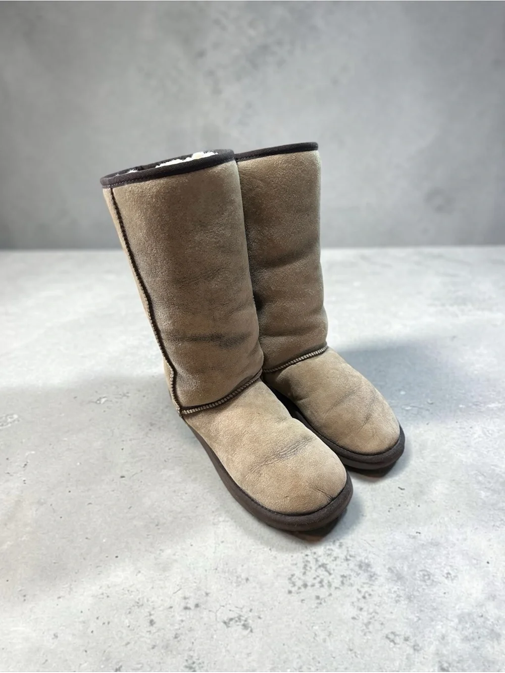 UGG Tall Bomber - Finish Intentional Distressed Design Women’s Size 9